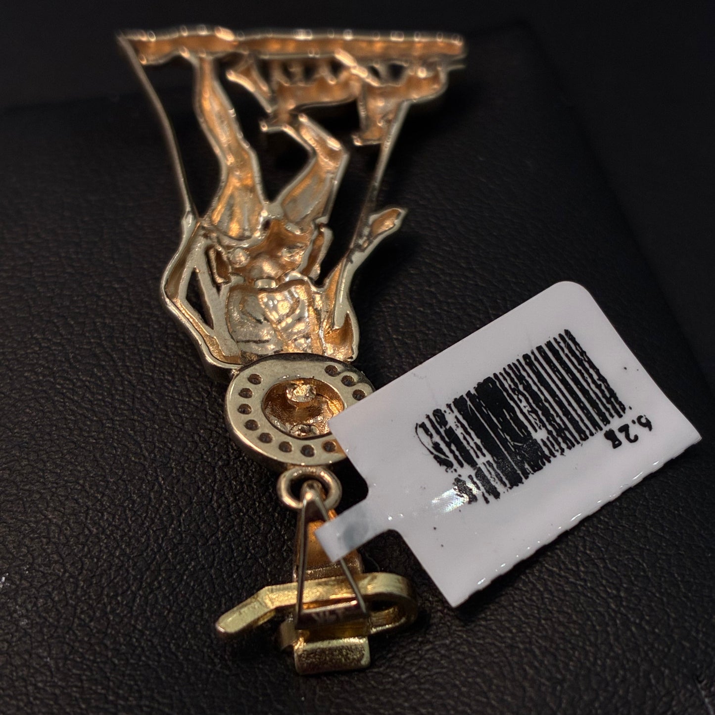 DIJE DE SAN LAZARO EN ORO 14K