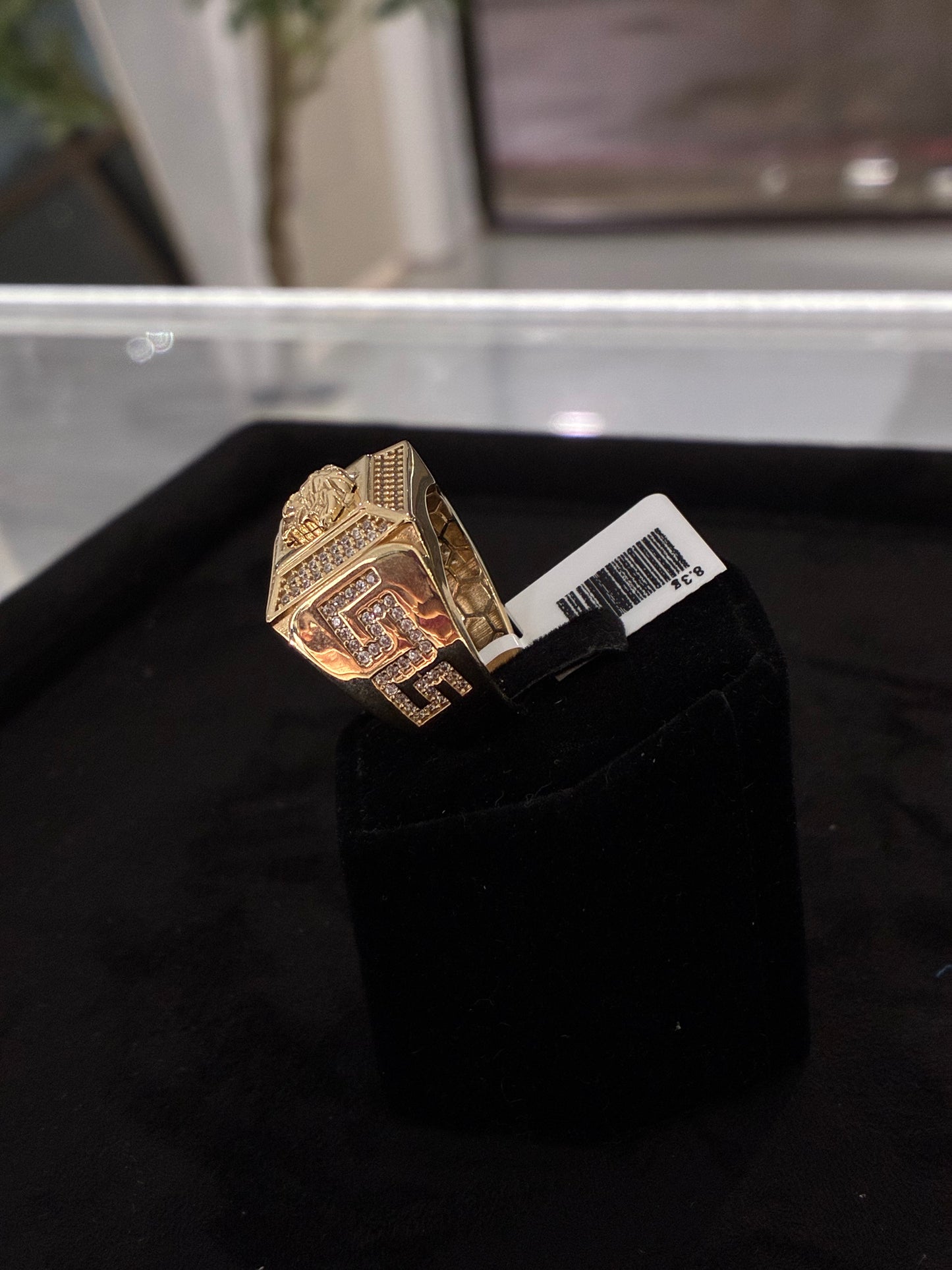 ANILLO DE MEDUSA EN ORO 10K