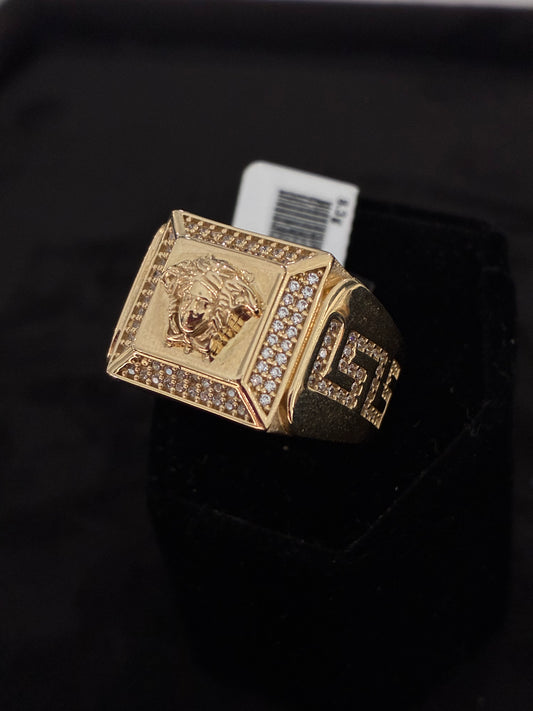 ANILLO DE MEDUSA EN ORO 10K