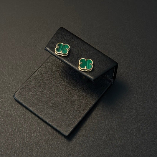 Aretes Clover Verdes Mini
